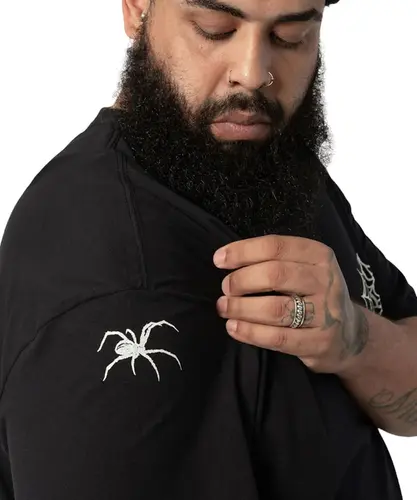 T-Shirt Lost Spider Oversized Preto