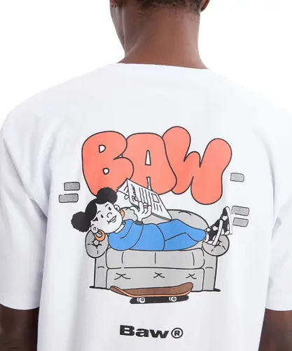 Camiseta Baw Regular Chillin Branco