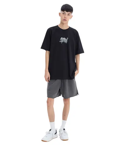 Camiseta Baw Regular Metal Preto