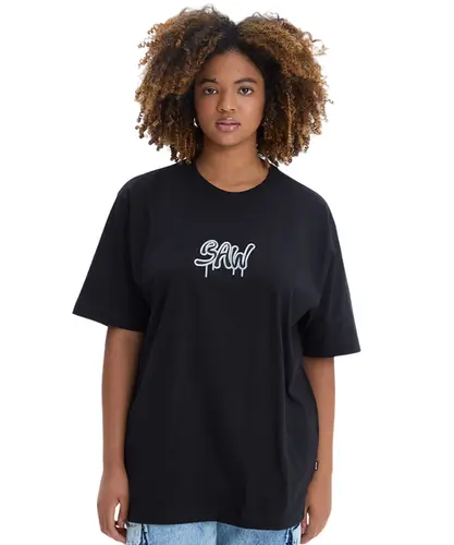 Camiseta Baw Regular Metal Preto