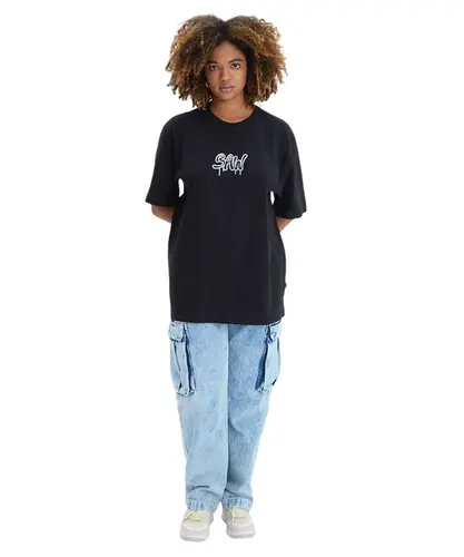 Camiseta Baw Regular Metal Preto