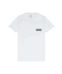Camiseta Vans Style 76 Back Ss Tee White Black