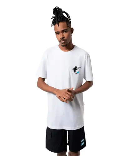 Camiseta Lost x Smurfs Gargamel Shadow - Branco