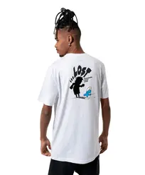 Camiseta Lost x Smurfs Gargamel Shadow - Branco