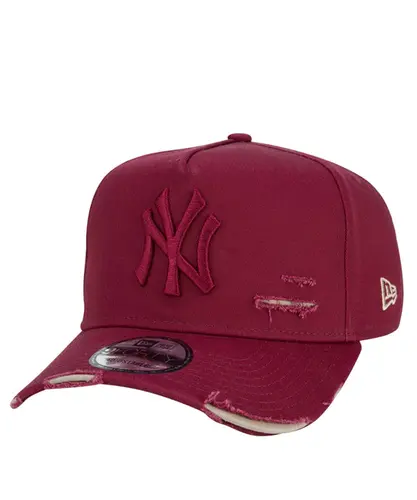 Boné New Era 9Forty Destroyed New York Yankees Vermelho