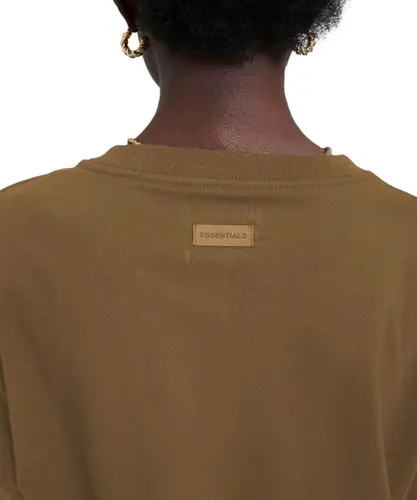 Camiseta Regular Baw Essentials - Marrom