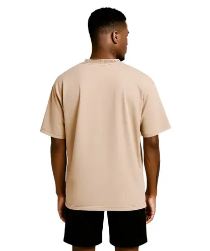 Camiseta Huge Approve Canvas Bege