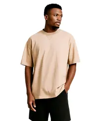 Camiseta Huge Approve Canvas Bege