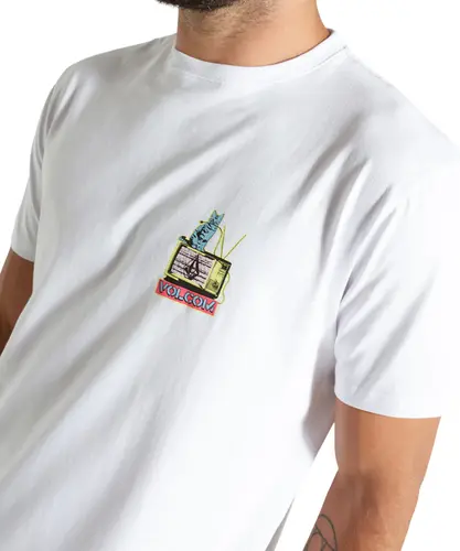 Camiseta Volcom Catv Branco