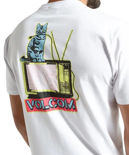 Camiseta Volcom Catv Branco