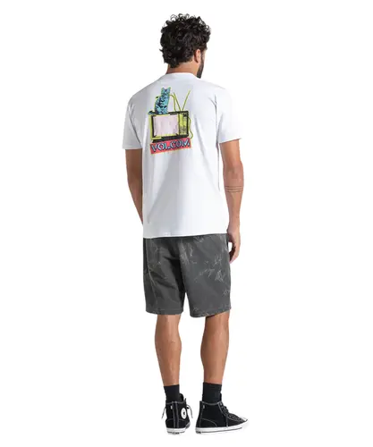 Camiseta Volcom Catv Branco