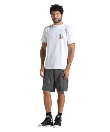 Camiseta Volcom Catv Branco
