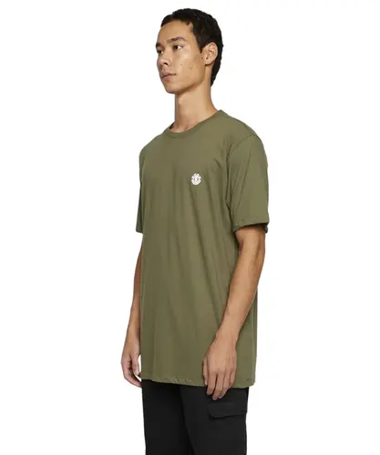 Camiseta Element Basic Crew Color Verde Militar