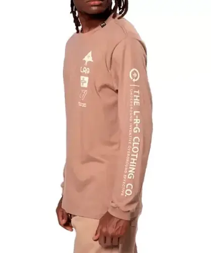 Camiseta Manga Longa LRG Strong Branches - Caqui