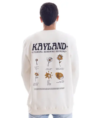 Moletom Kayland Careca Poetry Creme Polar