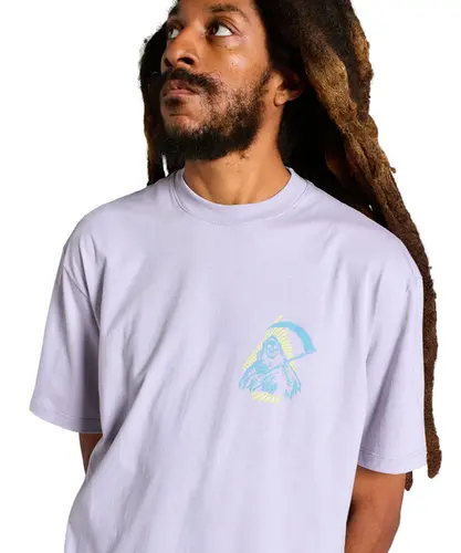 Camiseta Volcom Comfort Reaps Roxo