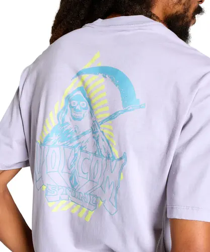 Camiseta Volcom Comfort Reaps Roxo