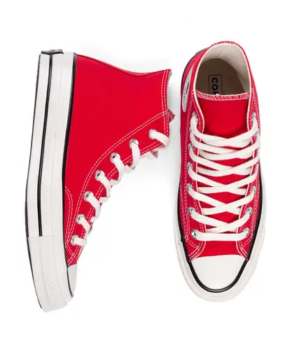 High Top All Star Verniz Vermelho Tênis Converse Chuck 70 Hi