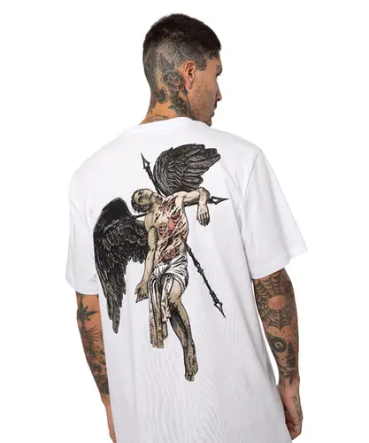 Camiseta Regular MCD Anjo Apocalipse Branco