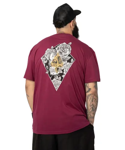 T-SHIRT OVERSIZED CAVEIRA ROSAS