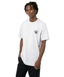 Camiseta Regular MCD Rosa Peito - Branco