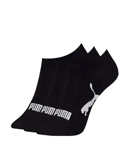 Meia Puma Sapatilha Esportiva Kit 3 Pares Preto