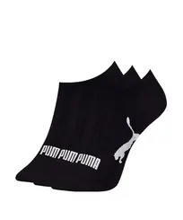 Meia Puma Sapatilha Esportiva Kit 3 Pares Preto
