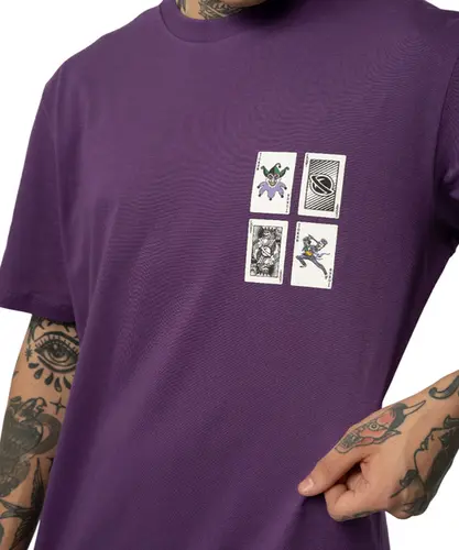 Camiseta Lost Joker Cards Roxo Figo
