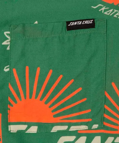 Camisa Santa Cruz Rise And Shine - Verde