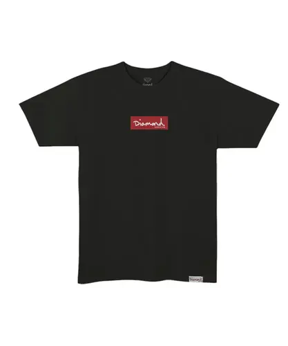 Camiseta Diamond Box Logo Tee Black
