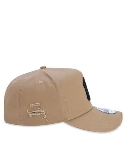 Boné New Era 9FORTY A-Frame MLB New York Yankees Destroyed - Khaki