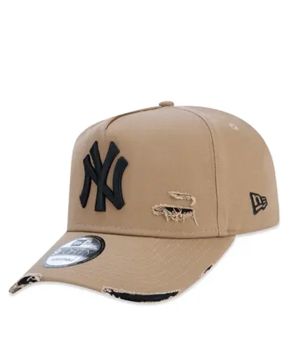 Boné New Era 9FORTY A-Frame MLB New York Yankees Destroyed - Khaki