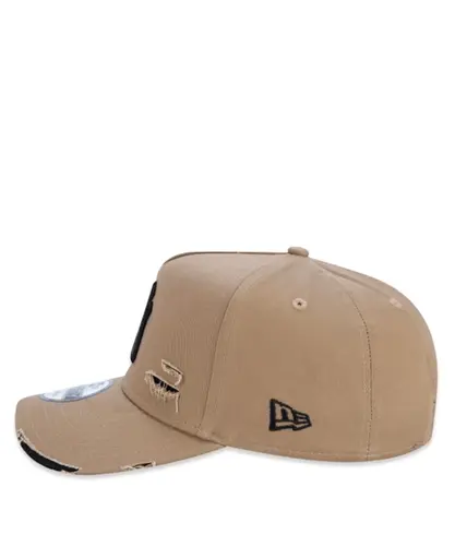 Boné New Era 9FORTY A-Frame MLB New York Yankees Destroyed - Khaki