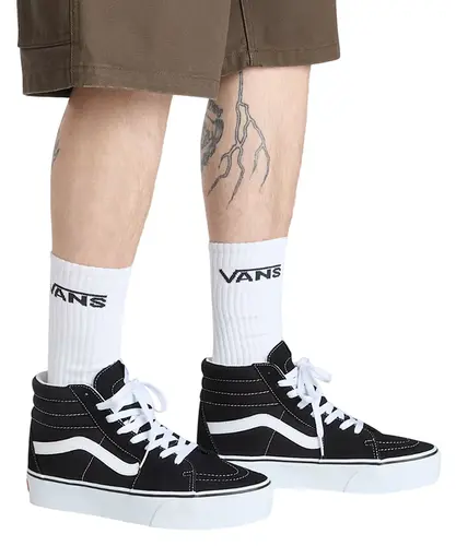 Tênis Vans Sk8 Hi Platform 2.0 Black True White