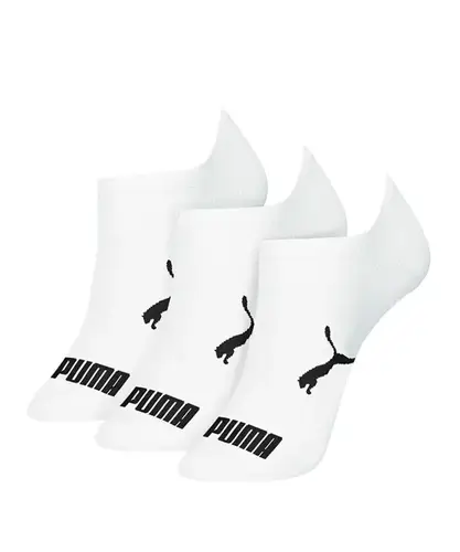 Kit Meia Sapatilha Puma 3 Pares Branco