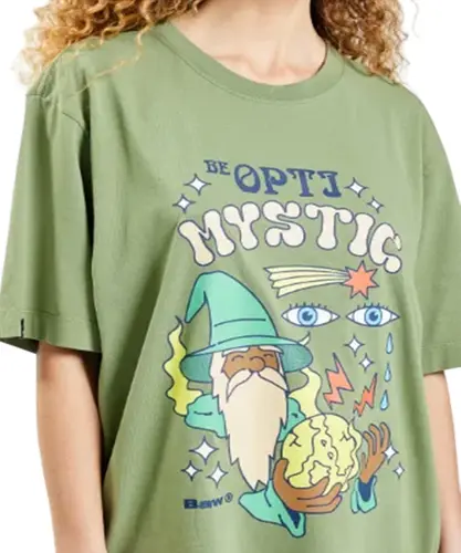 Camiseta Baw Regular Mister Optimystic Militar