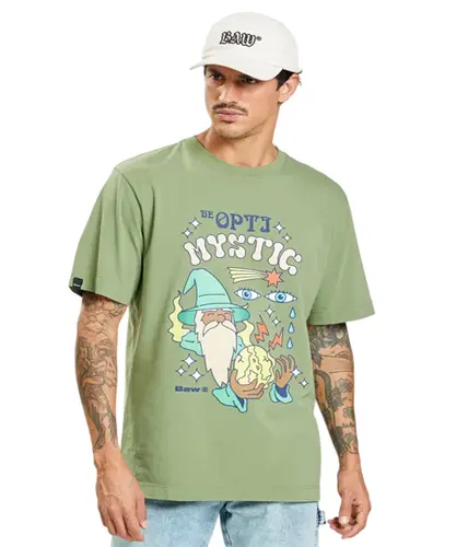 Camiseta Baw Regular Mister Optimystic Militar