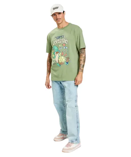 Camiseta Baw Regular Mister Optimystic Militar