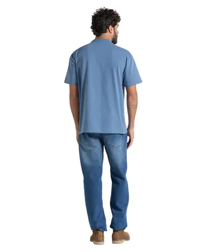 Camiseta Volcom Comfort Pistol Stone Azul