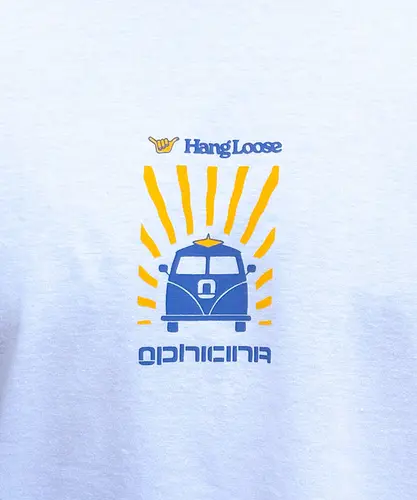 Camiseta Hang Loose x Ophicina Culture Branco