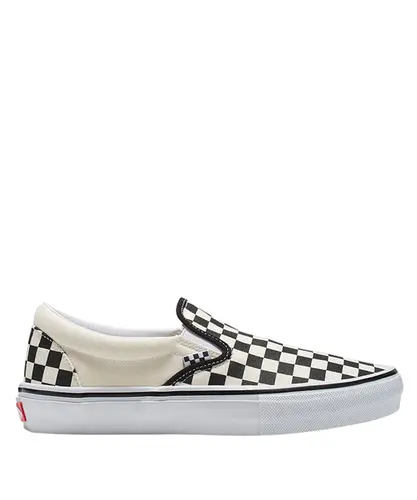 Tênis Vans Skate Slip On White Black