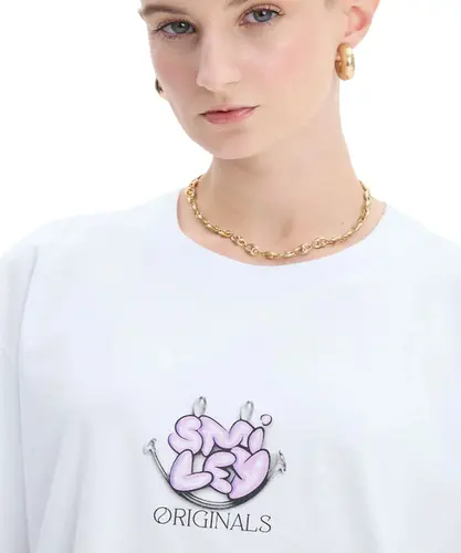 CAMISETA REGULAR DIGITAL BAW X SMILEY