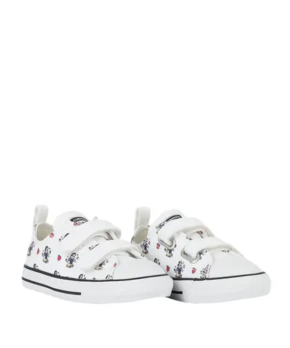 Tênis Converse Infantil Chuck Taylor All Star 2V OX Disney Snow White Branco
