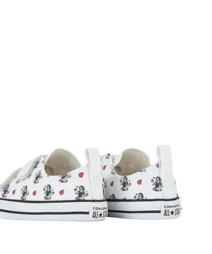 Tênis Converse Infantil Chuck Taylor All Star 2V OX Disney Snow White Branco