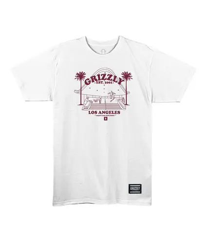 Camiseta Grizzly Local Pusher Tee White