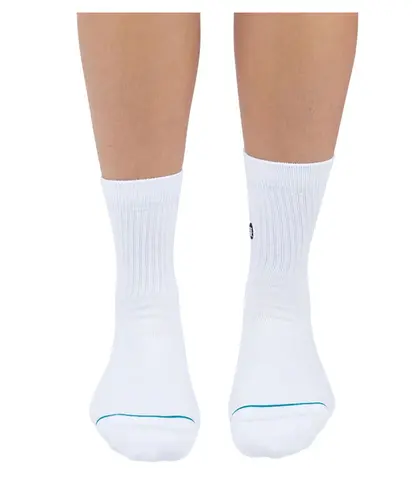 Meia Stance Icon Quarter White