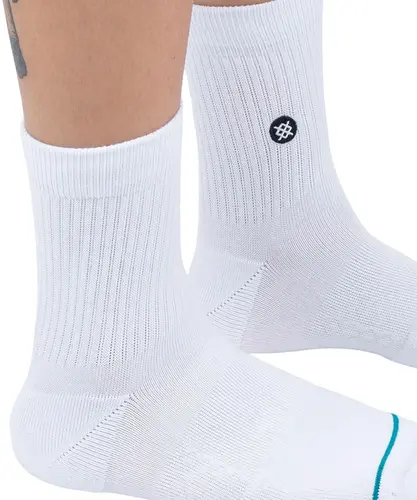 Meia Stance Icon Quarter White