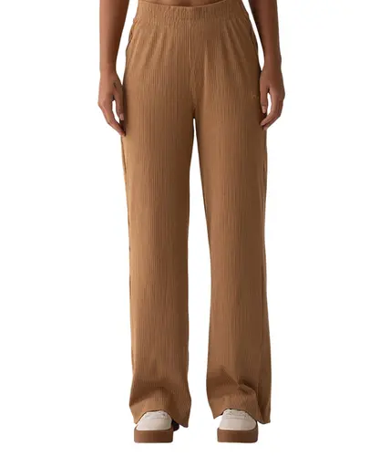 Calça Fila Wide Essentials Canelada Caramelo