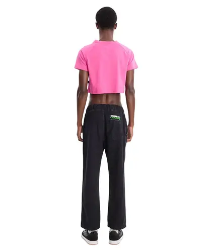 Cropped Baw Raglan Italic Rosa