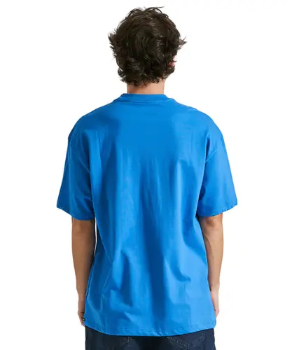 Camiseta Volcom Comfort Time Of Your Life Azul Royal